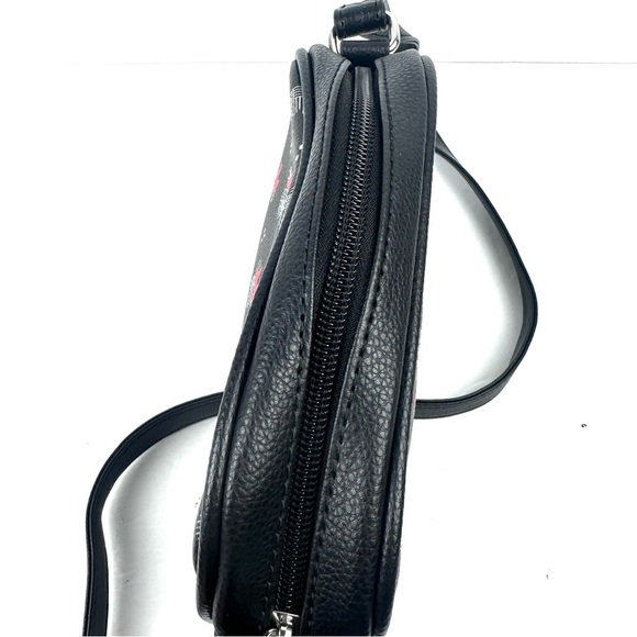 Danielle Nicole Disney Crossbody Bag Minnie Mouse Black Red Handbag New - Picture 7 of 11